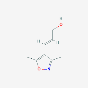 B140541 3-(3,5-Dimethylisoxazol-4-yl)prop-2-en-1-ol CAS No. 135510-61-1