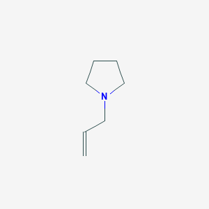 molecular formula C7H13N B14054237 1-Allylpyrrolidine CAS No. 24420-11-9
