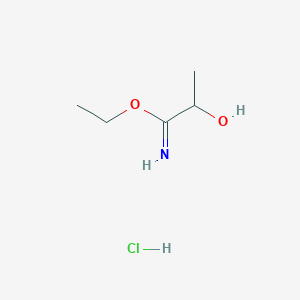 molecular formula C5H12ClNO2 B1405433 2-羟基丙二酰亚胺盐酸乙酯 CAS No. 299397-11-8