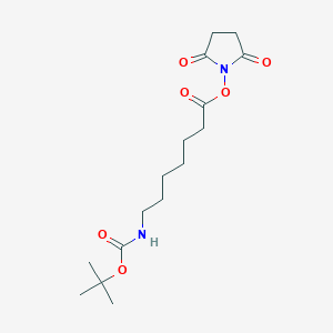 B1405450 7-tert-Butoxycarbonylamino-heptanoic acid 2,5-dioxo-pyrrolidin-1-yl ester CAS No. 441349-04-8