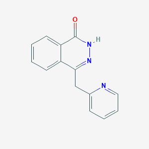 molecular formula C14H11N3O B14054505 4-(pyridin-2-ylmethyl)phthalazin-1(2H)-one CAS No. 107559-06-8