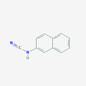 molecular formula C11H8N2 B14054624 Naphthalen-2-ylcyanamide CAS No. 116120-22-0