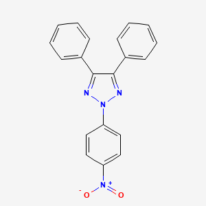 molecular formula C20H14N4O2 B14054670 2H-1,2,3-Triazole, 2-(4-nitrophenyl)-4,5-diphenyl- CAS No. 101648-17-3
