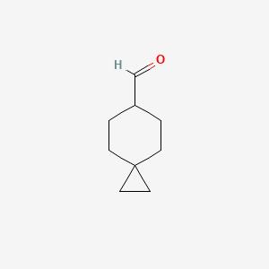 molecular formula C9H14O B1405468 Spiro[2.5]octane-6-carbaldehyde CAS No. 849671-57-4
