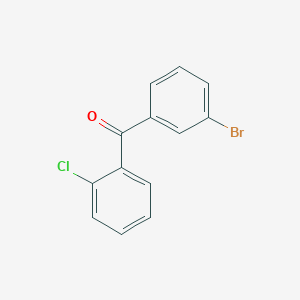molecular formula C13H8BrClO B140548 3-Bromo-2'-chlorobenzophenone CAS No. 135774-38-8