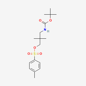 3-((Tert-butoxycarbonyl)amino)-2,2-dimethylpropyl 4-methylbenzenesulfonate