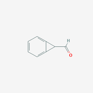 molecular formula C8H6O B14054814 Bicyclo[4.1.0]hepta-1,3,5-triene-7-carbaldehyde CAS No. 102073-01-8