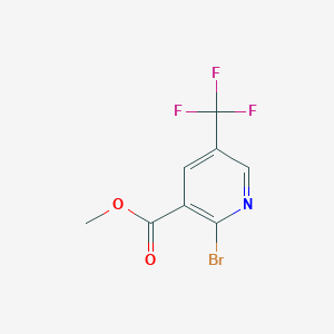 molecular formula C8H5BrF3NO2 B1405484 Methyl 2-bromo-5-(trifluoromethyl)nicotinate CAS No. 888738-49-6