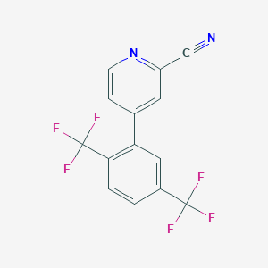 4-(2,5-Bistrifluoromethylphenyl)pyridine-2-carbonitrile