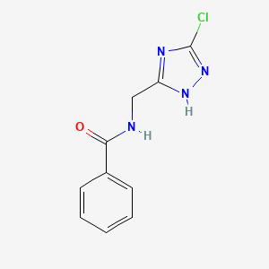 N-[(5-chloro-1H-1,2,4-triazol-3-yl)methyl]benzamide