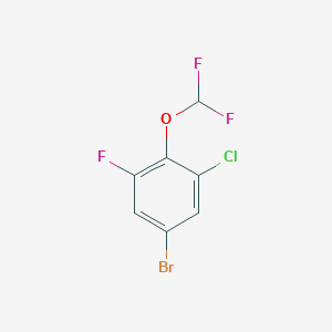 5-Bromo-1-chloro-2-(difluoromethoxy)-3-fluorobenzene