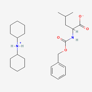 molecular formula C26H42N2O4 B14054948 N-benzyloxycarbonyl-l-leucine dicyclohexylammonium salt 