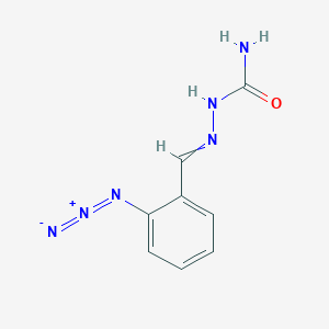 molecular formula C8H8N6O B14055070 2-[(2-Azidophenyl)methylidene]hydrazine-1-carboxamide CAS No. 88279-24-7