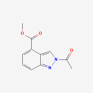 methyl 2-acetyl-2H-indazole-4-carboxylate