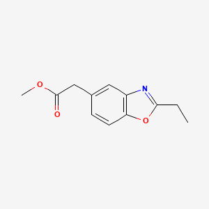 Methyl (2-ethyl-1,3-benzoxazol-5-yl)acetate