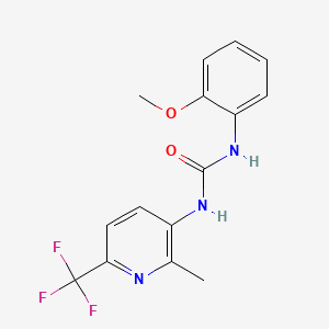 N-(2-Methoxyphenyl)-N'-[2-methyl-6-(trifluoromethyl)pyridin-3-yl]urea