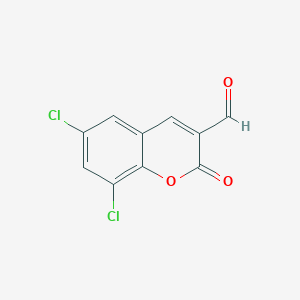 molecular formula C10H4Cl2O3 B14055185 6,8-Dichloro-3-formylcoumarin CAS No. 1003709-76-9