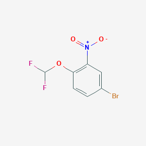 4-Bromo-1-(difluoromethoxy)-2-nitrobenzene