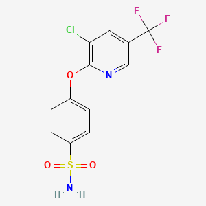 4-{[3-Chloro-5-(trifluoromethyl)pyridin-2-yl]oxy}benzenesulfonamide
