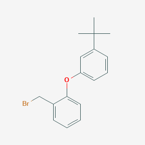 molecular formula C17H19BrO B1405542 1-(溴甲基)-2-(3-叔丁基苯氧基)苯 CAS No. 1427460-79-4