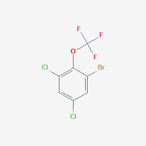 molecular formula C7H2BrCl2F3O B1405545 1-Bromo-3,5-dichloro-2-(trifluoromethoxy)benzene CAS No. 1417569-14-2