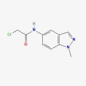molecular formula C10H10ClN3O B1405548 2-chloro-N-(1-methyl-1H-indazol-5-yl)acetamide CAS No. 1427460-62-5