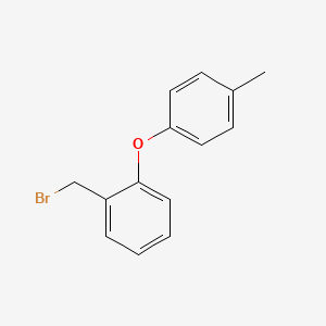 molecular formula C14H13BrO B1405560 1-(Bromomethyl)-2-(4-methylphenoxy)benzene CAS No. 1427460-35-2