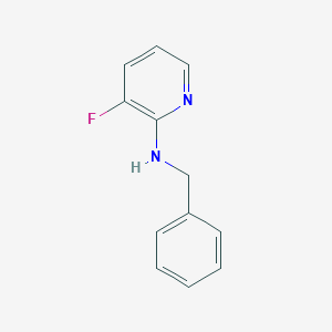 molecular formula C12H11FN2 B14055612 N-benzyl-3-fluoropyridin-2-amine 