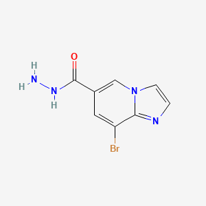 8-Bromoimidazo[1,2-a]pyridine-6-carbohydrazide