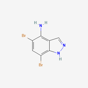 5,7-dibromo-1H-indazol-4-amine