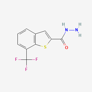 7-(Trifluoromethyl)-1-benzothiophene-2-carbohydrazide
