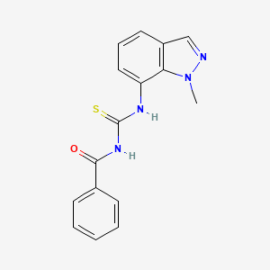 N-{[(1-Methyl-1H-indazol-7-yl)-amino]carbonothioyl}benzamide