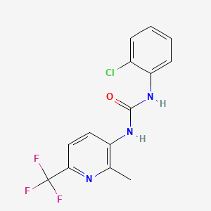N-(2-Chlorophenyl)-N'-[2-methyl-6-(trifluoromethyl)pyridin-3-yl]urea