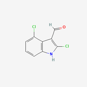 2,4-Dichloro-1H-indole-3-carbaldehyde