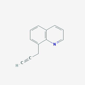 molecular formula C12H9N B14055767 8-(Prop-2-yn-1-yl)quinoline 