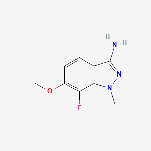7-fluoro-6-methoxy-1-methyl-1H-indazol-3-amine