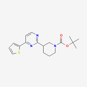 Tert-butyl 3-[4-(2-thienyl)pyrimidin-2-yl]piperidine-1-carboxylate