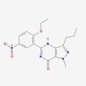molecular formula C17H19N5O4 B140559 Nitrodenafil CAS No. 147676-99-1