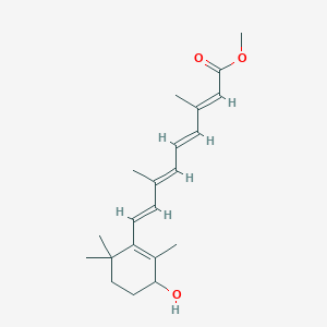 molecular formula C21H30O3 B14055978 4-Hydroxyretinoic Acid Methylester CAS No. 38030-59-0