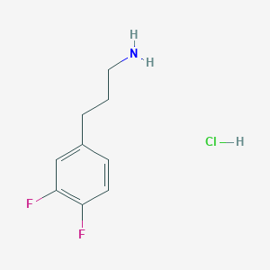 3-(3,4-Difluorophenyl)propan-1-amine hydrochloride