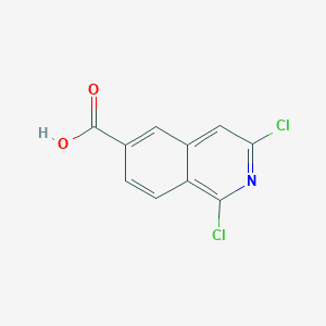 molecular formula C10H5Cl2NO2 B1405609 1,3-二氯异喹啉-6-羧酸 CAS No. 1416712-68-9