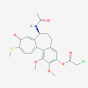molecular formula C23H24ClNO6S B140561 3-Chloroacetyl-3-demethylthiocolchicine CAS No. 148731-66-2