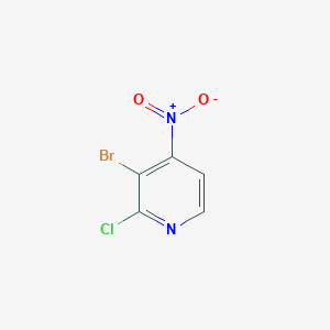 molecular formula C5H2BrClN2O2 B1405610 3-Bromo-2-chloro-4-nitropyridine CAS No. 1379301-97-9