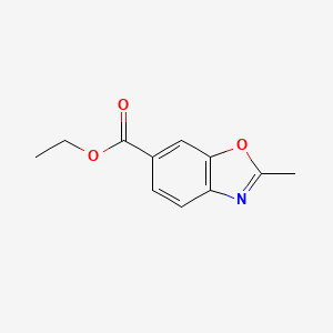 molecular formula C11H11NO3 B1405614 Ethyl 2-methylbenzo[d]oxazole-6-carboxylate CAS No. 1355171-27-5