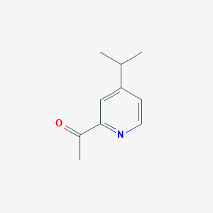 molecular formula C10H13NO B140565 1-(4-Isopropylpyridin-2-yl)ethanone CAS No. 142896-09-1