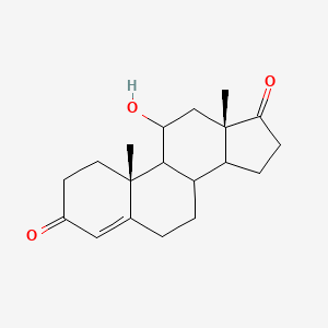 molecular formula C19H26O3 B14056711 11beta-Hydroxy-androst-4-ene-3,17-dione 
