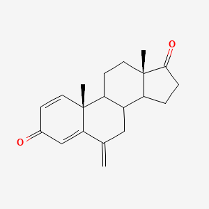 molecular formula C20H24O2 B14056772 6-Methylenandrosta-1,4-diene-3,17-dione 