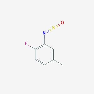 molecular formula C7H6FNOS B1405701 1-Fluoro-4-methyl-2-(sulfinylamino)benzene CAS No. 1785759-41-2