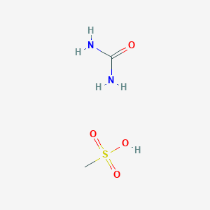 molecular formula C2H8N2O4S B14057060 methanesulfonic acid;urea CAS No. 207308-34-7