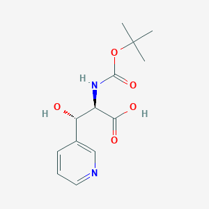 Boc-D-threo-3-(pyridin-3-yl)serine
